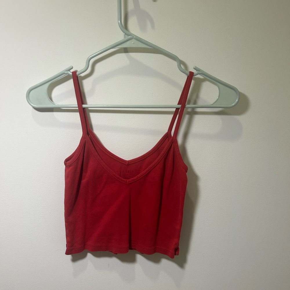Brandy Melville J Galt Red Cropped Tank